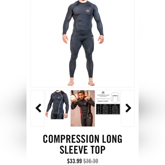 Mava Long Sleeve Compression Workout Shirt - Picture 5 of 5
